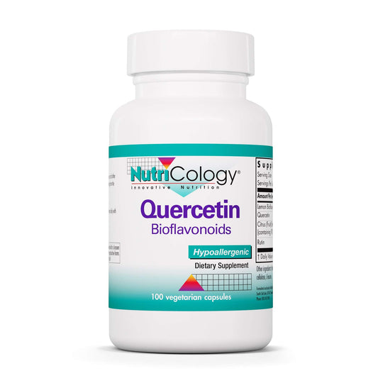Nutricology Quercetin Bioflavonoids Lemon Bioflavonoid Complex bottle label