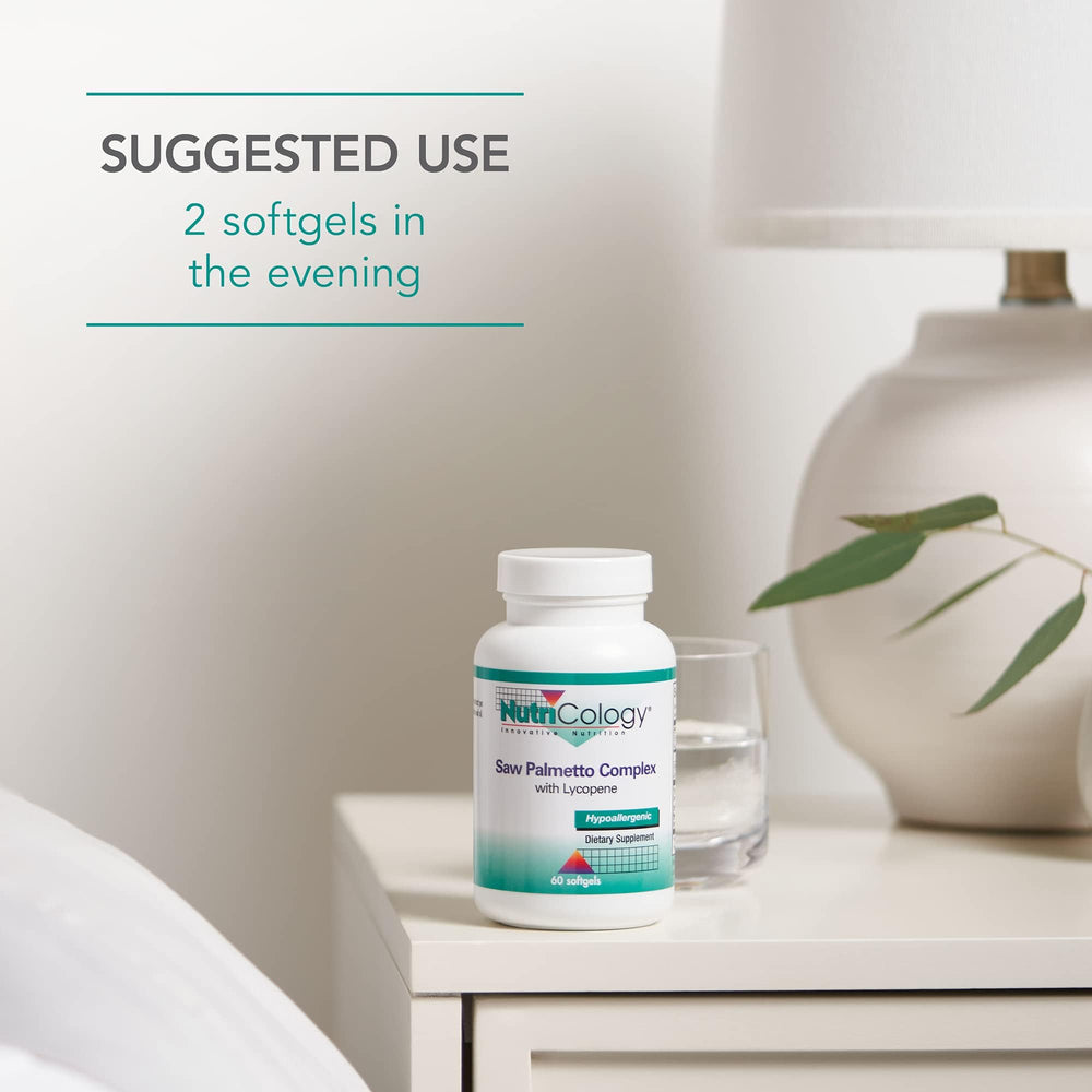 Ingredients and supplement facts for Nutricology Saw Palmetto Complex
