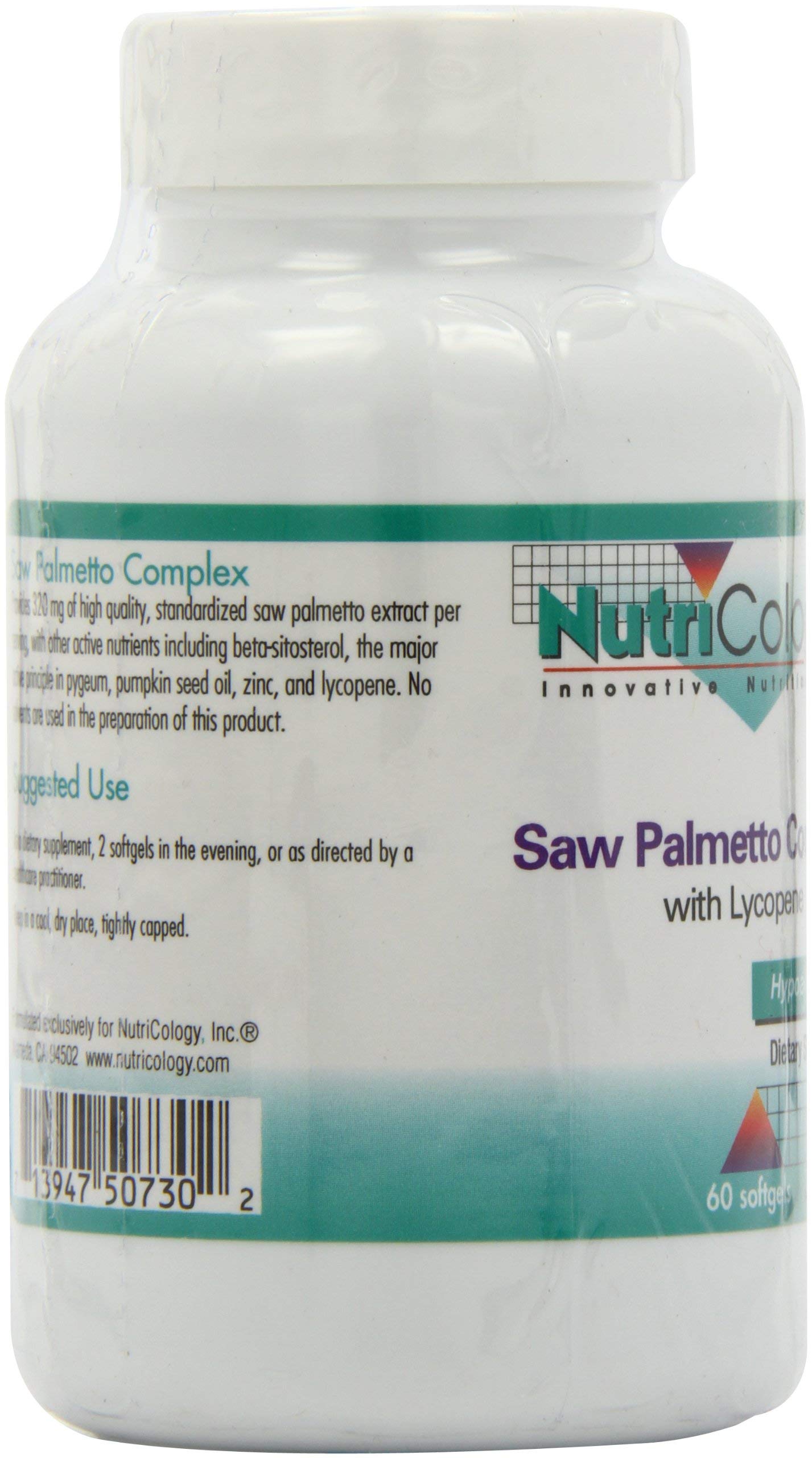 Lifestyle shot showing Nutricology Saw Palmetto Complex Softgels