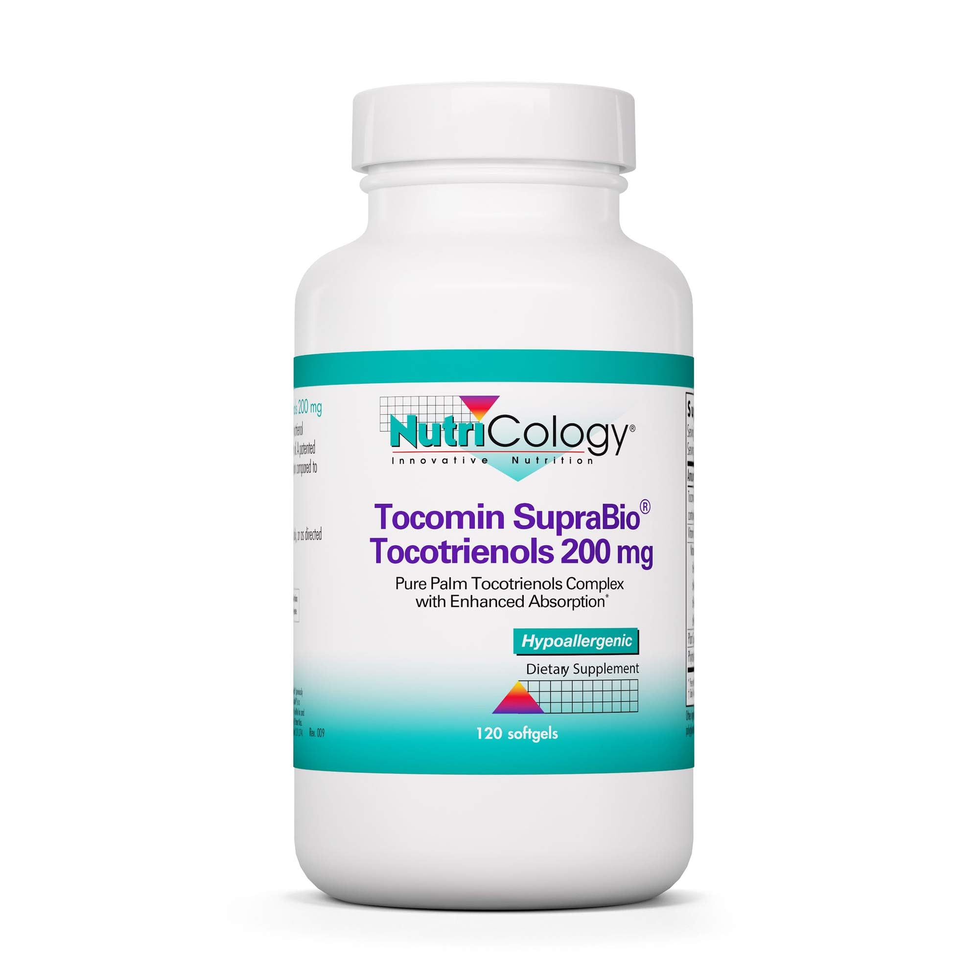 Nutricology Tocomin SupraBio label on bottle