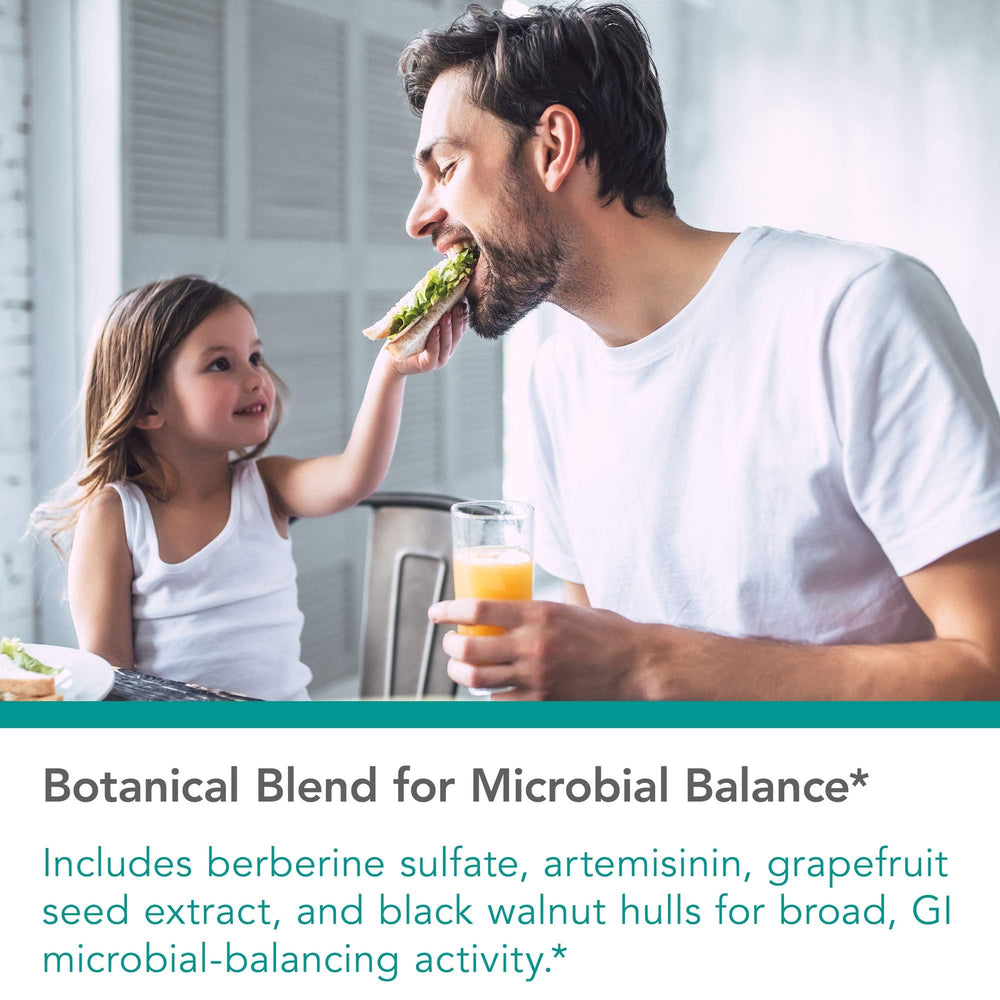 Botanical blend with berberine sulfate and grapefruit seed extract