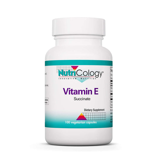 Nutricology Vitamin E Succinate Supplement bottle - 400 IU, 100 capsules