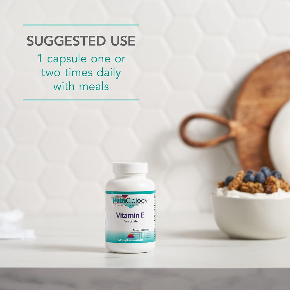 Usage directions for Nutricology Vitamin E Succinate