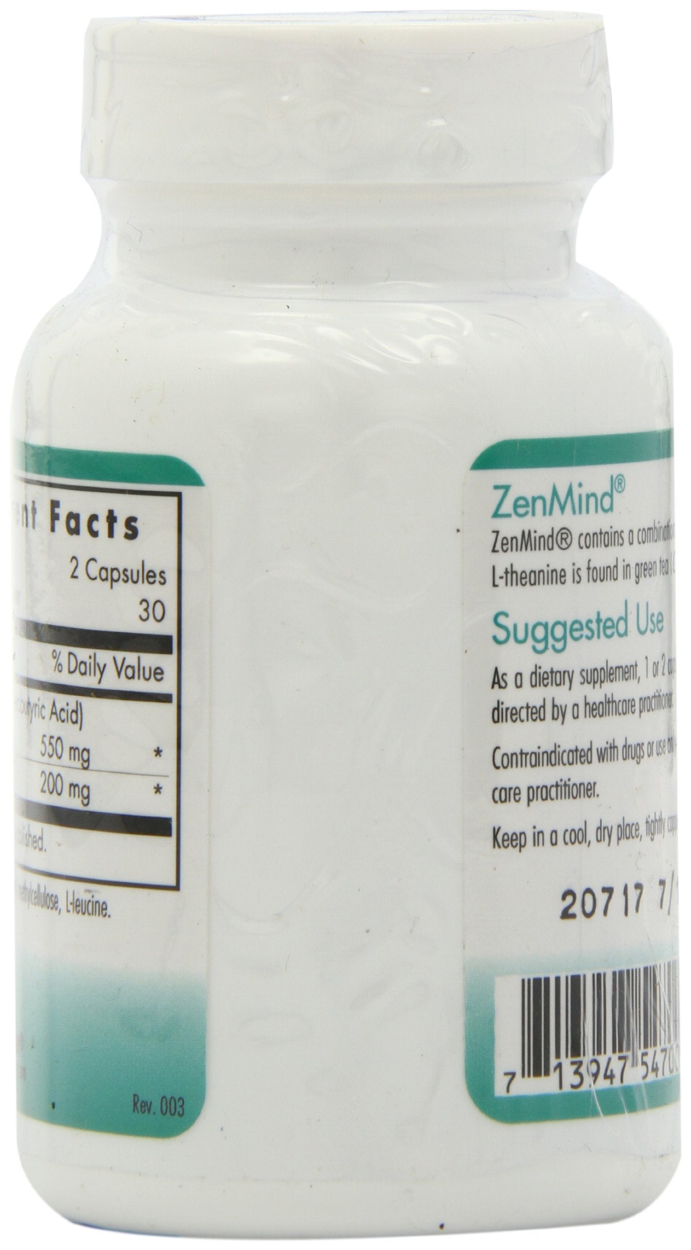 ZenMind box and bottle on white background