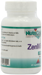 ZenMind nutrition facts label close-up
