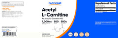 Nutricost container with scoop shows 1000mg serving ready.