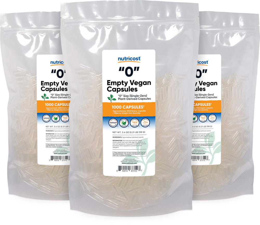 Produced in a GMP facility, allergen-free production for Nutricost capsules
