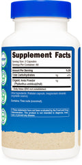 GMP-compliant, FDA-registered facility information on Nutricost packaging