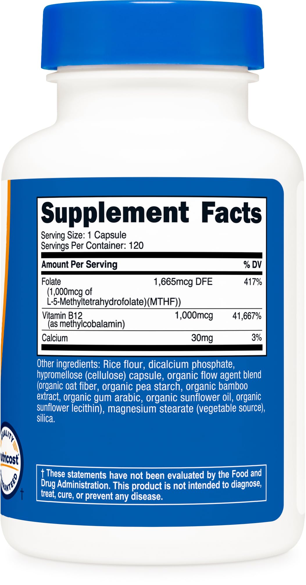 NSF GMP FDA facility certifications for Nutricost production
