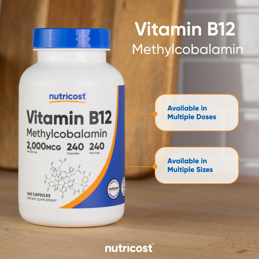 Vegetarian-friendly Vitamin B12 capsules