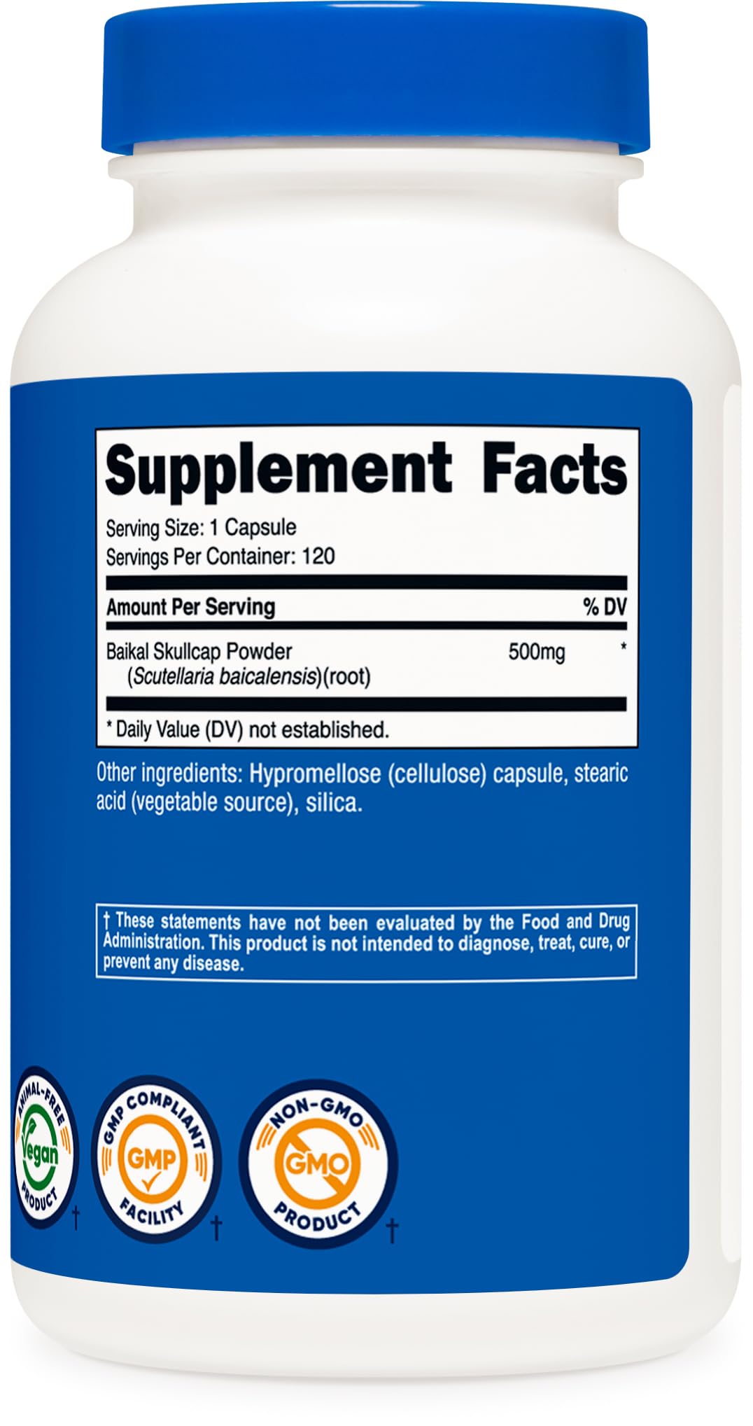 Third-Party Testing Certificate for Baikal Skullcap by Nutricost