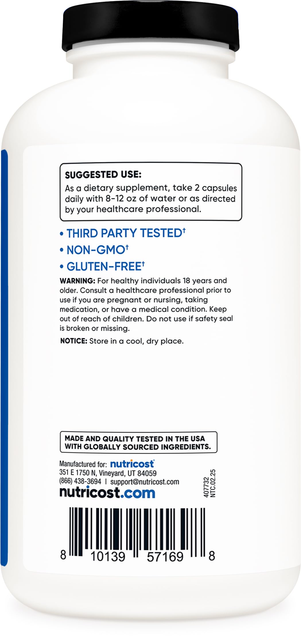 Non-GMO and gluten-free markings on packaging