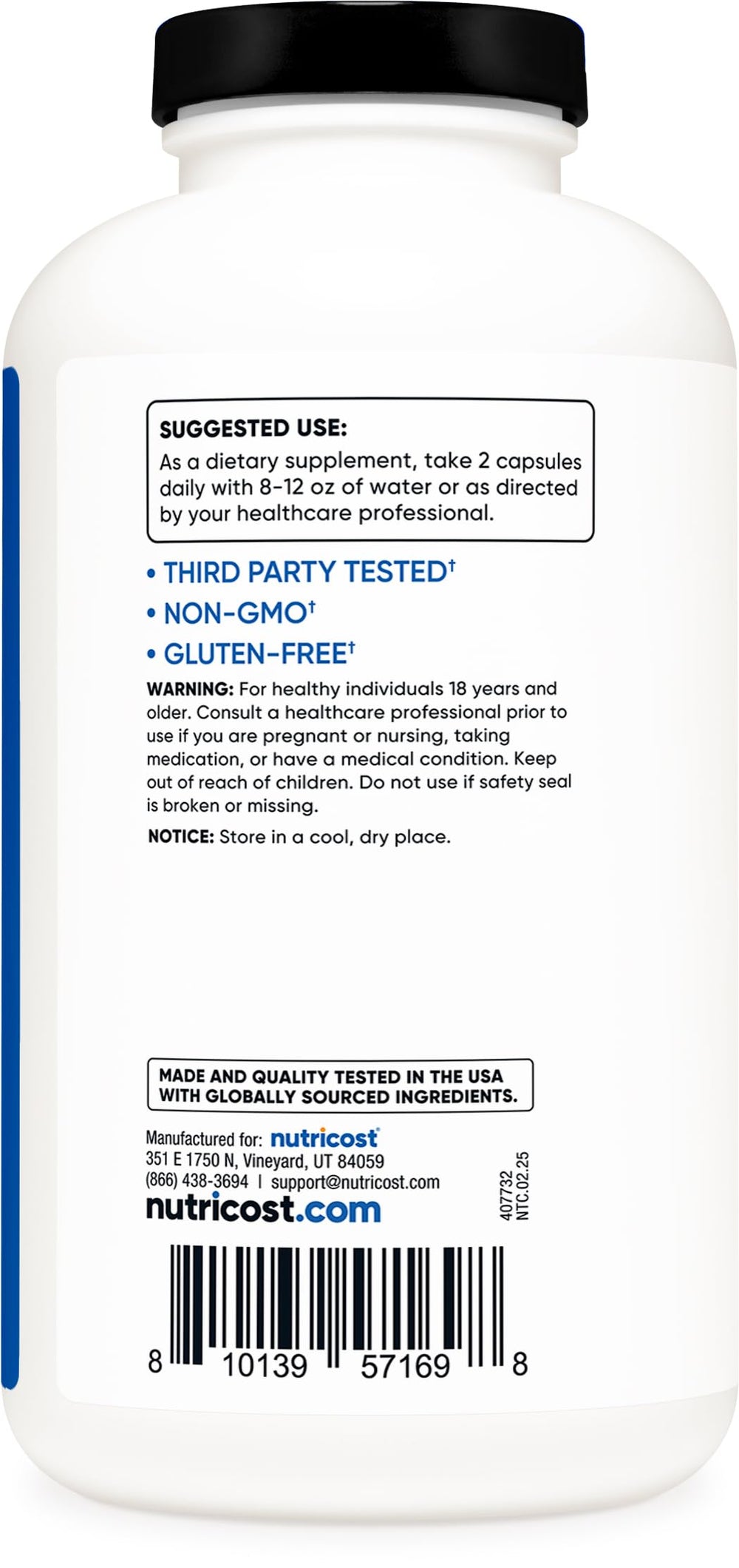 Non-GMO and gluten-free markings on packaging