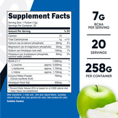 Close-up of Green Apple flavor stickpack