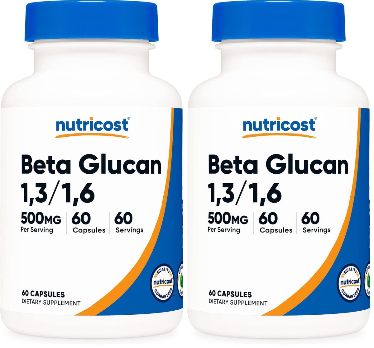 Hero image of Nutricost Beta Glucan 500mg - pack of 2 bottles