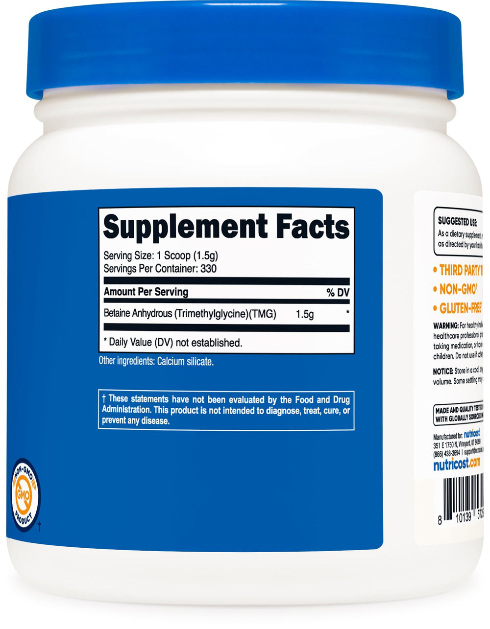 Manufacturing facility in GMP compliant FDA registered environment