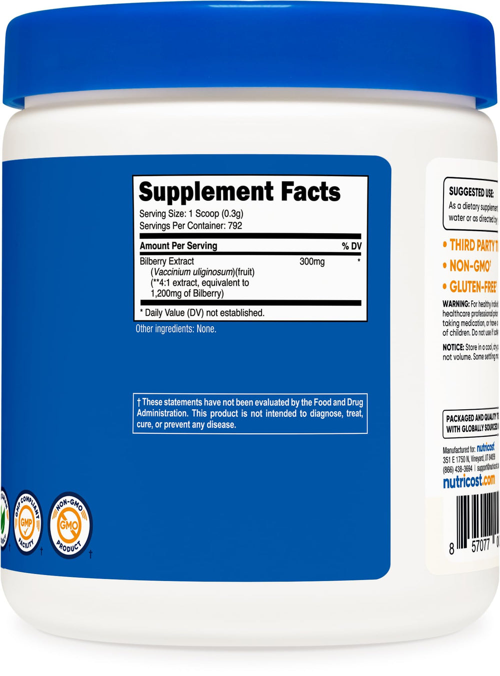 GMP compliant, FDA registered facility