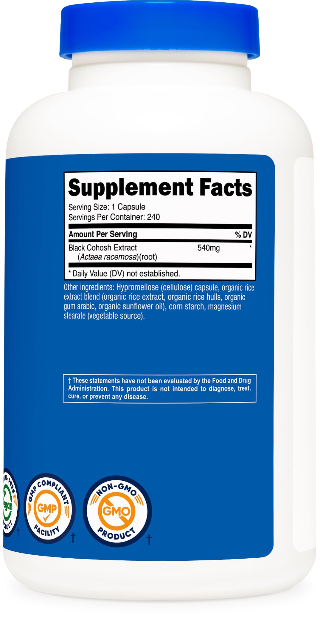 Factory seal indicating GMP compliant, FDA registered facility