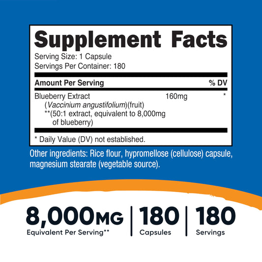 180 vegetarian capsules shown beside Nutricost bottle