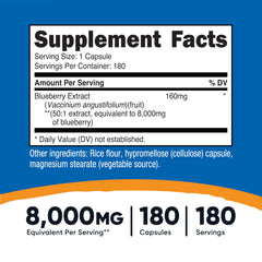 180 vegetarian capsules shown beside Nutricost bottle