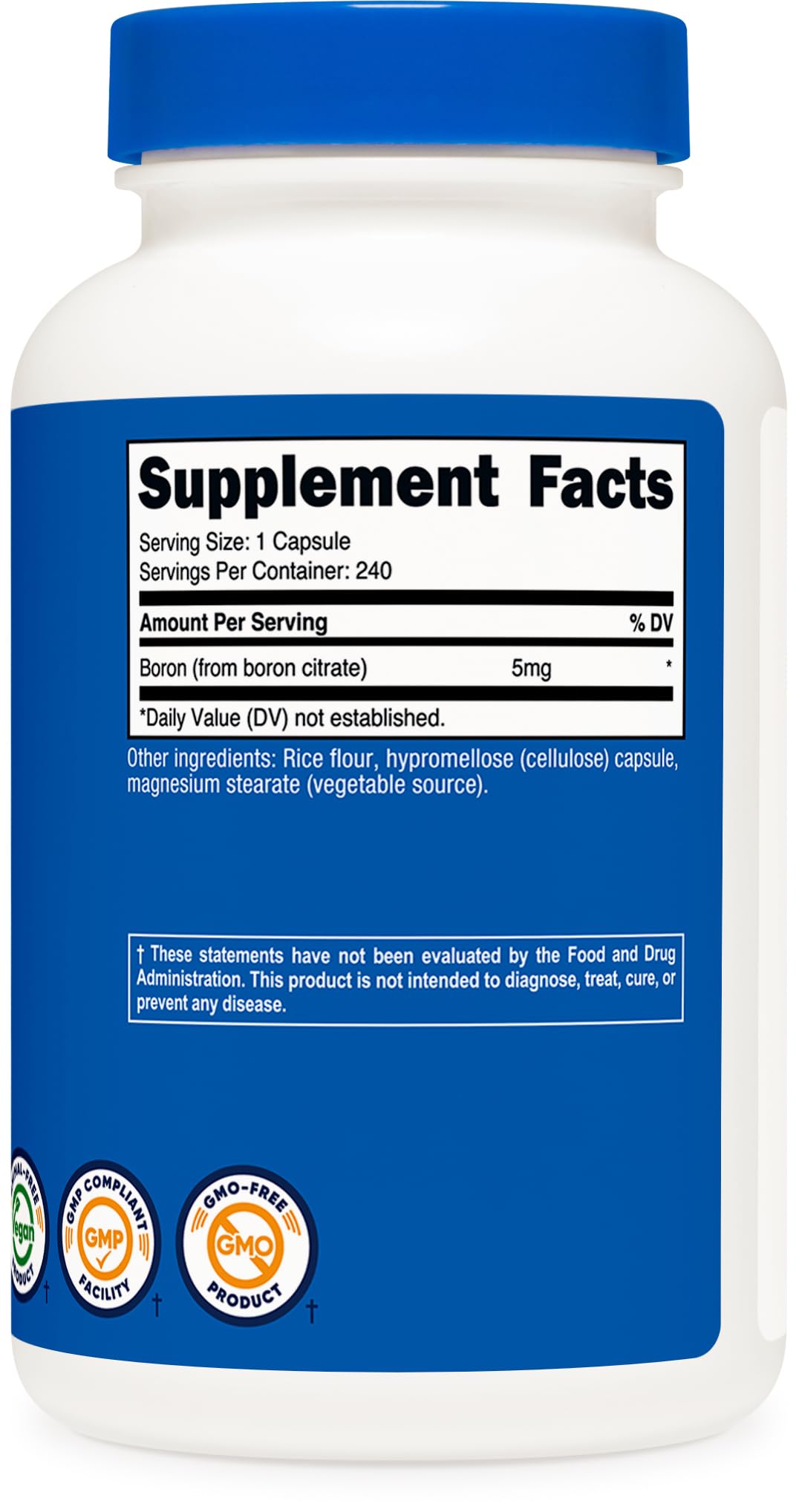 Independent ISO-lab testing of Boron capsules