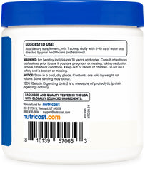 Nutricost Bromelain Powder scoop with powder