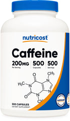 Nutricost Caffeine Pills 200mg per capsule - hero image