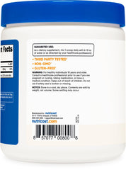 Calcium carbonate powder scoop included with Nutricost powder
