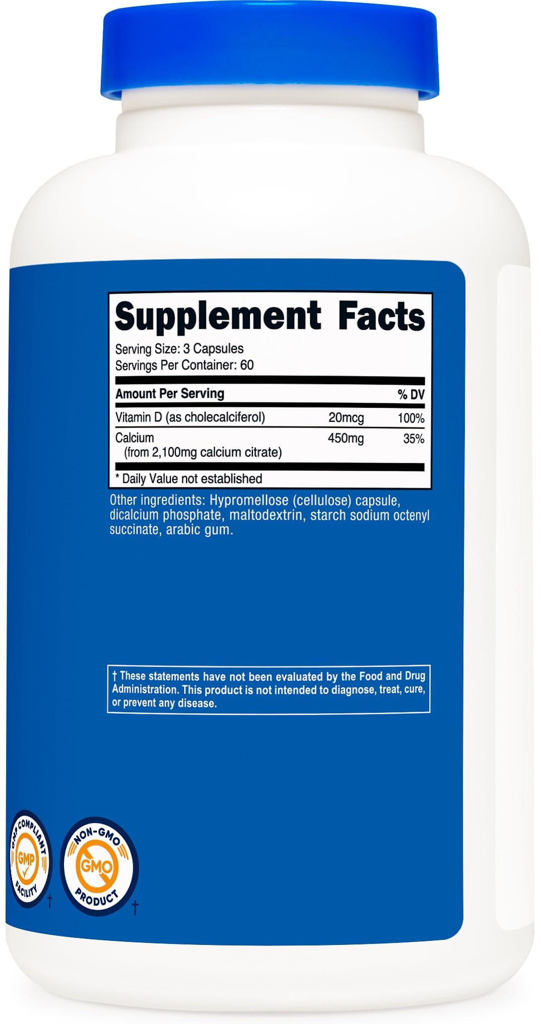 NSF Certified, GMP Compliant, FDA Registered facility seal