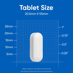 Recommended two tablets per serving