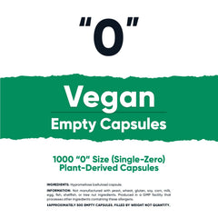 Each Nutricost Capsule holds 400-800 mg depending on powder density