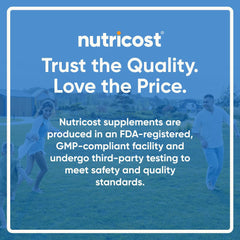 Supplement Facts panel on Nutricost CDP Choline bottle