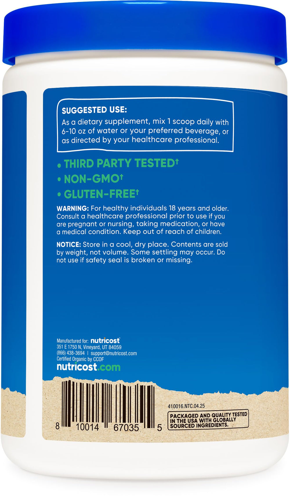 Close-up view of pure chaga powder