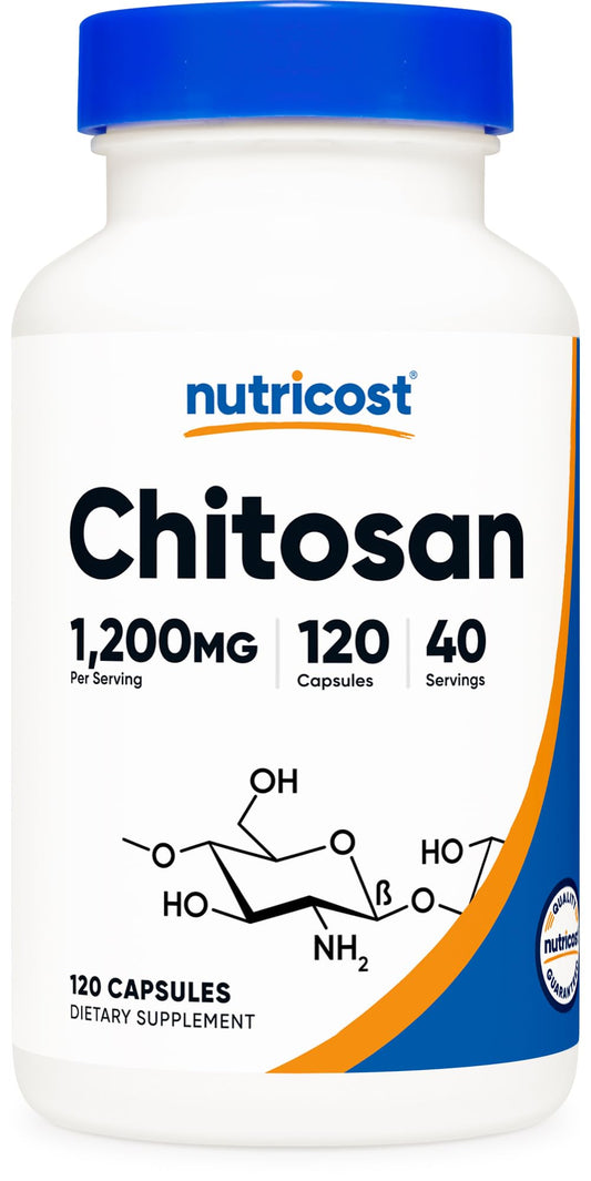 Nutricost Chitosan 1,200mg bottle front