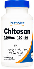 Nutricost Chitosan 1,200mg bottle front