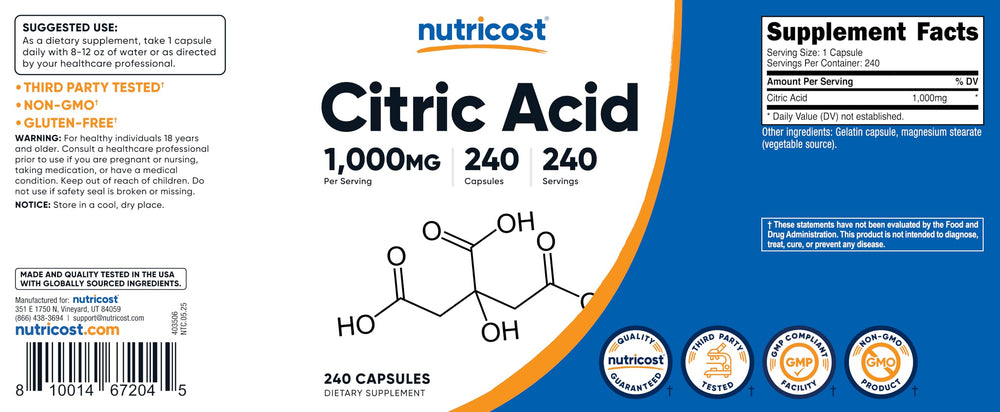 Manufactured in a GMP-compliant, FDA-registered facility