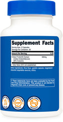 Front view of Nutricost Coleus Forskohlii 60-capsule bottle pack of 2