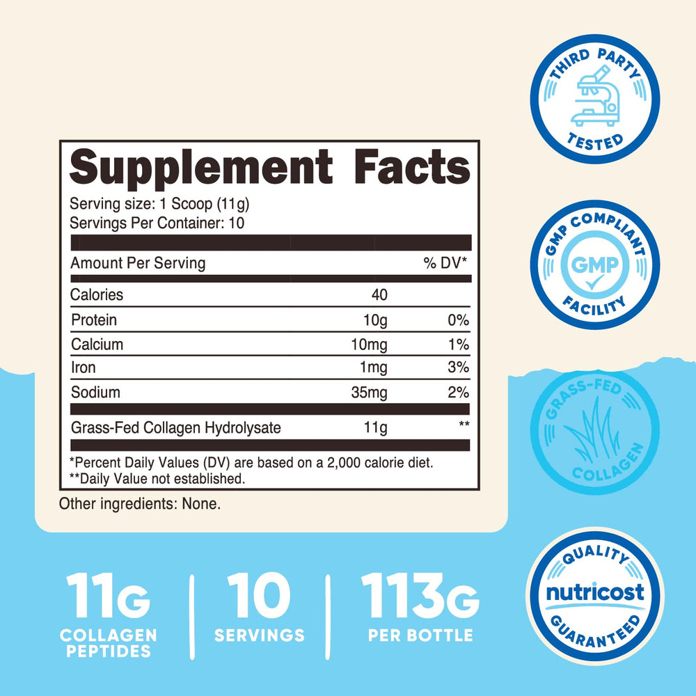 Grass-Fed Collagen Peptides – Type I & III