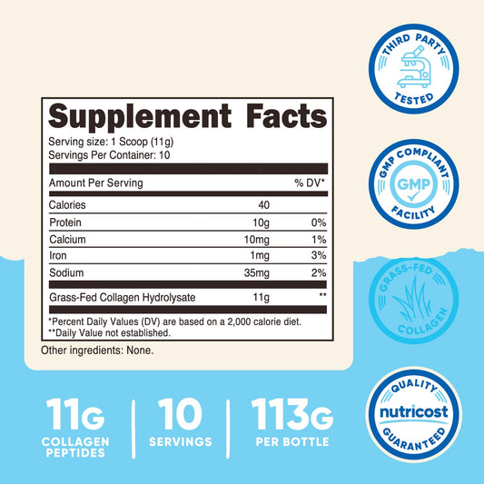 Grass-Fed Collagen Peptides – Type I & III