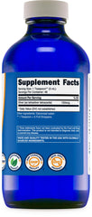 Blue cobalt glass bottle illustrating UV protection for Colloidal Silver