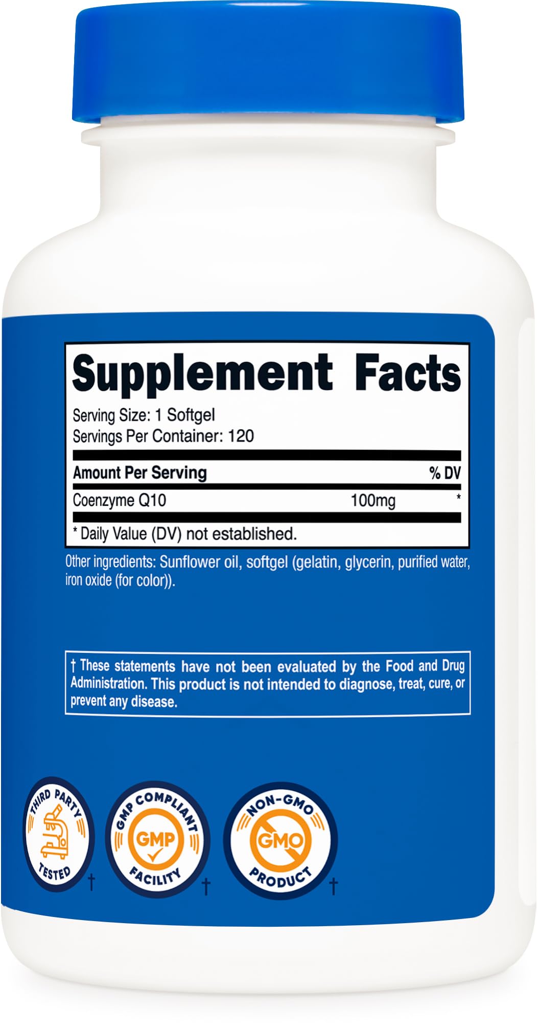 Lifestyle scene with Nutricost CoQ10 Softgels and healthy routine