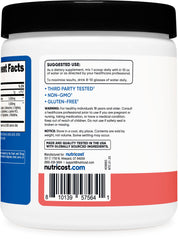 Serving scoop of Nutricost Creatine + Aminos Watermelon powder