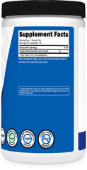 Back view of Nutricost Creatine Monohydrate Powder Blue Raspberry container