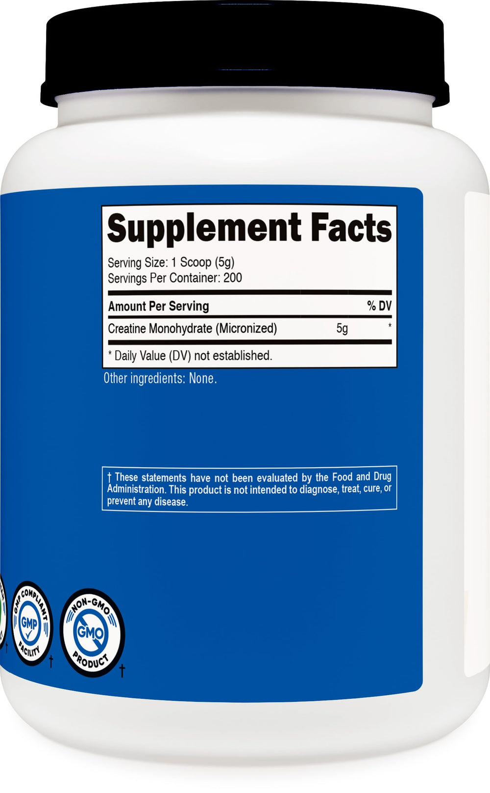 Nutricost label-pack packaging highlights purity and allergen-free formulation for gluten-free diets