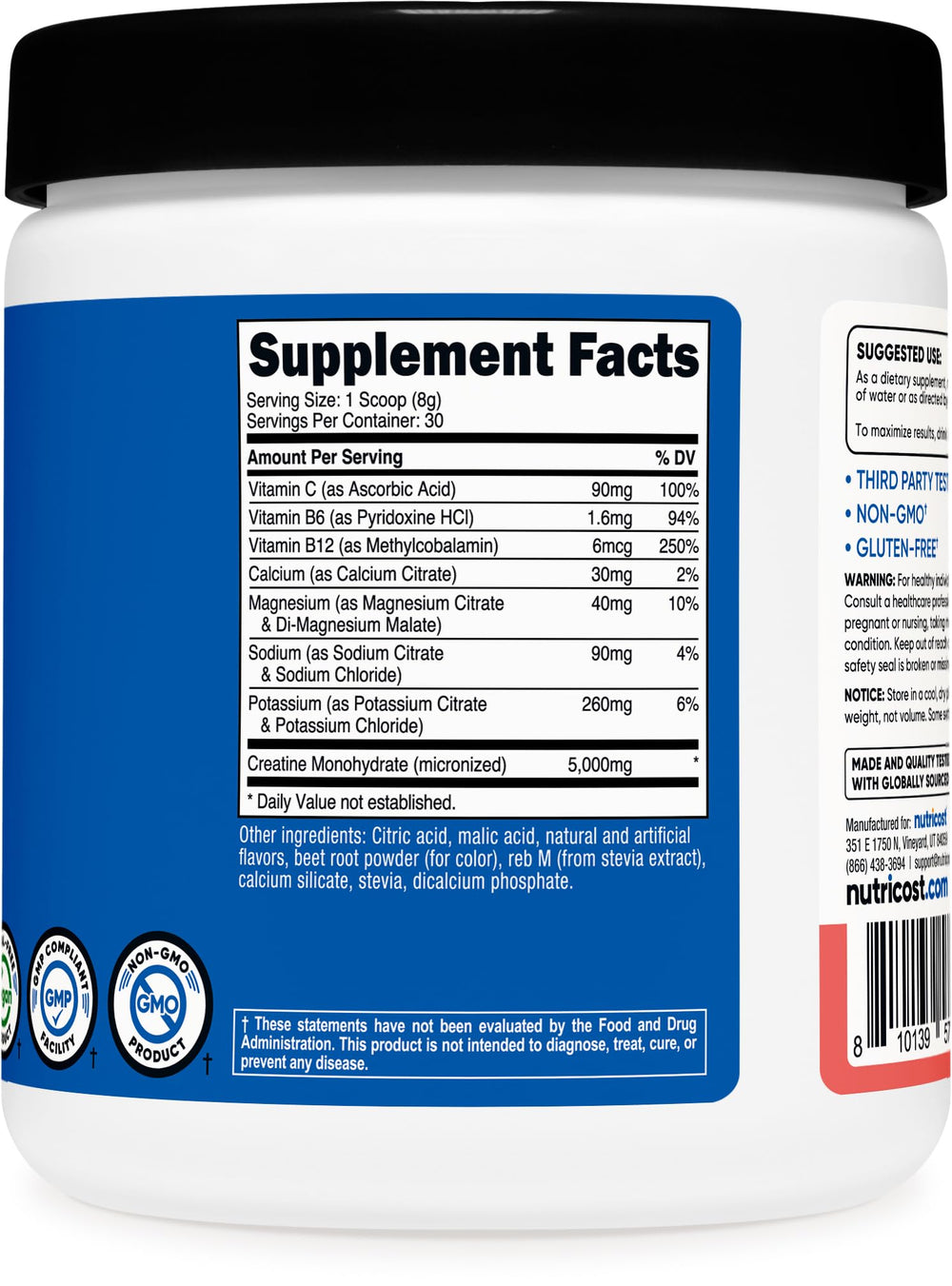 GMP Compliant and NSF Certified Facility badge graphic