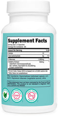 Gluten-free label on Nutricost D-Mannose Cranberry product