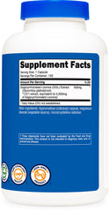 Certificate of analysis and GMP facility branding for Nutricost DGL capsules
