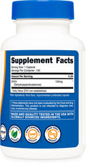Usage and serving guidance for Nutricost DHEA 100mg 120 capsules