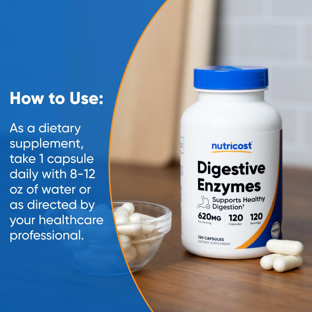 Third-party testing badge for Nutricost Digestive Enzymes