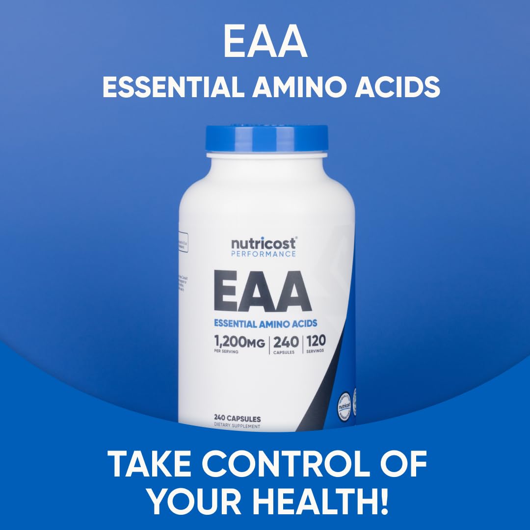 ISO lab testing certificate for Nutricost EAA